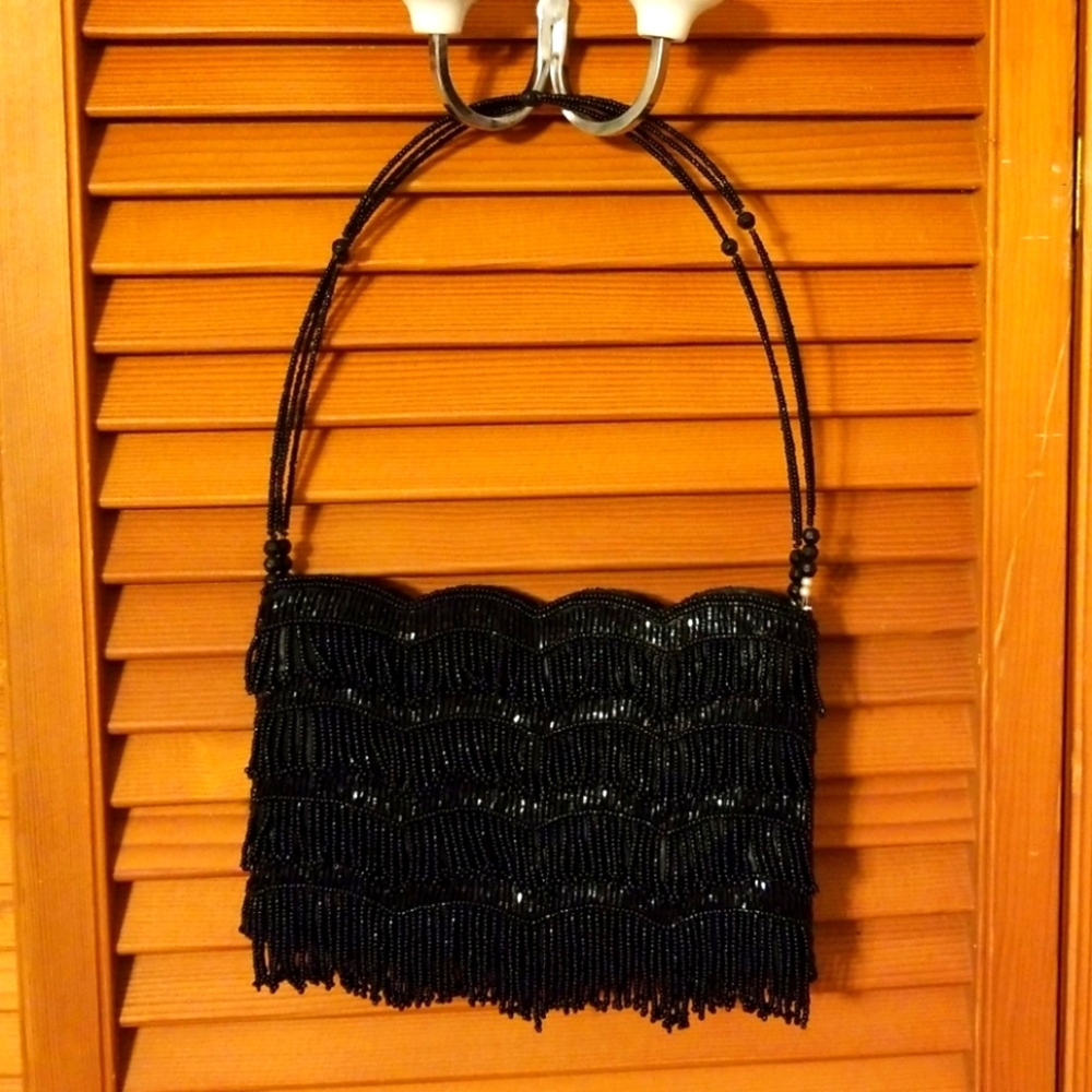 Beaded evening bag